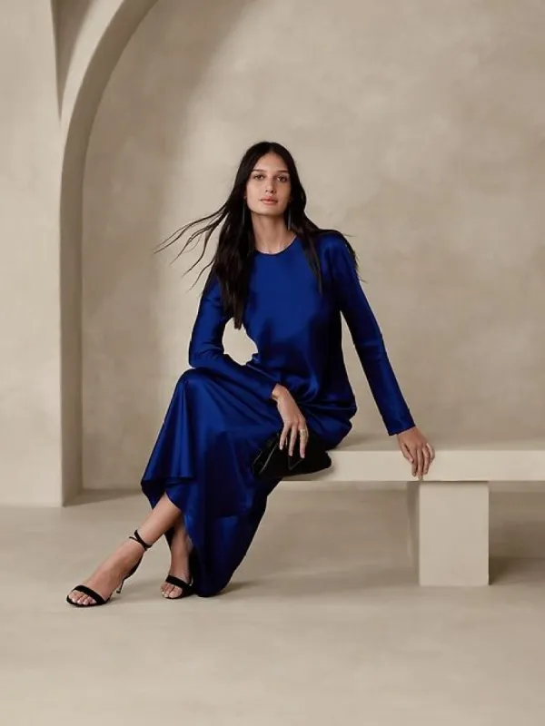 Abigail Silk Maxi Dress sold by Banana Republic