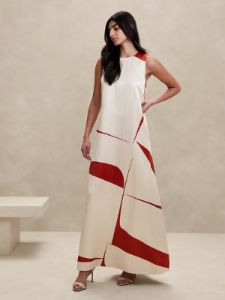 Lalia Satin Maxi Dress sold by Banana Republic