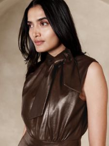 Magda Leather Dress sold by Banana Republic