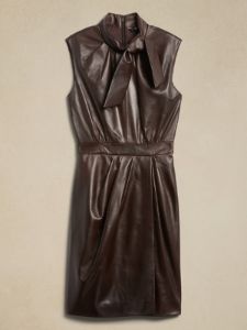 Magda Leather Dress sold by Banana Republic