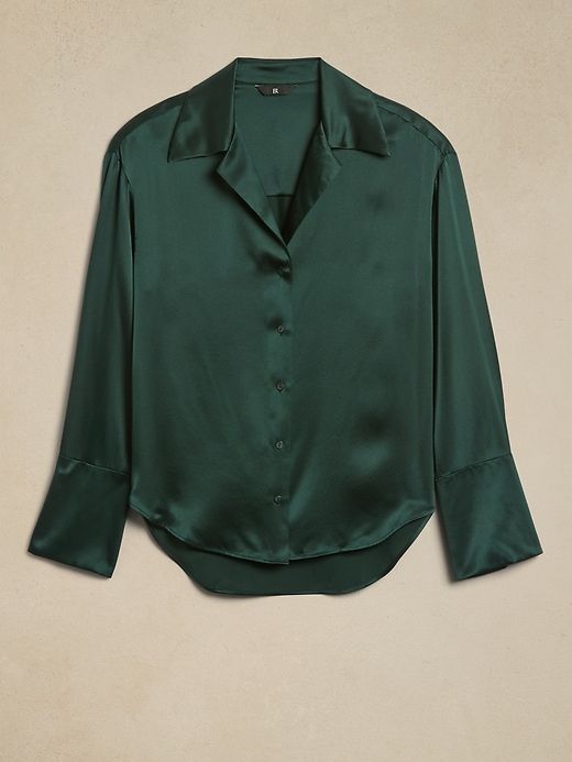 Bliss Silk Resort Shirt sold by Banana Republic product image thumbnail 5