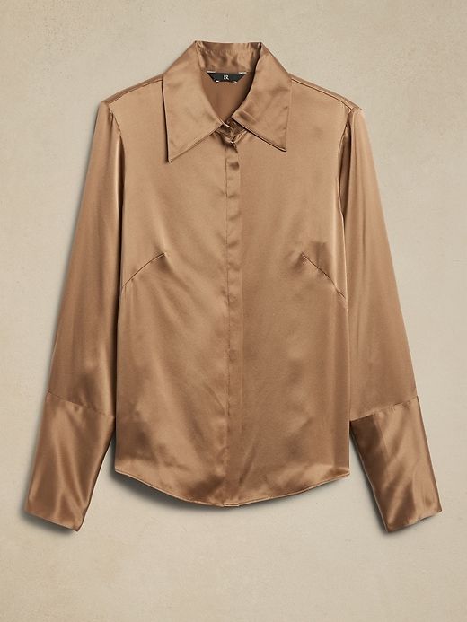 Bliss Silk Shirt sold by Banana Republic product image thumbnail 4