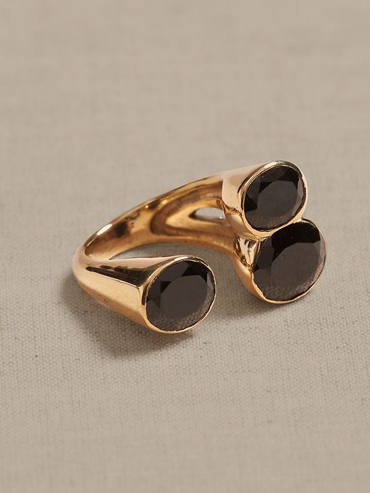 Irsa Triple-Labradorite Ring | Aureus + Argent sold by Banana Republic