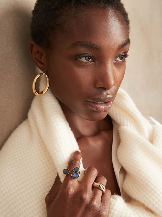 Irsa Triple-Labradorite Ring | Aureus + Argent sold by Banana Republic product image thumbnail 3