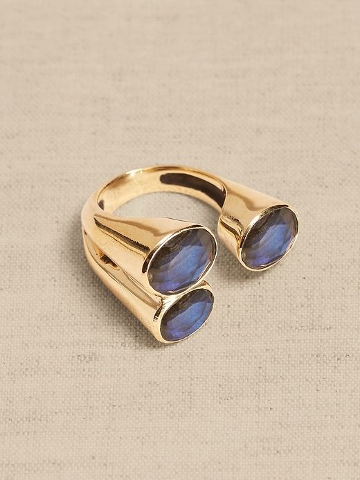 Irsa Triple-Labradorite Ring | Aureus + Argent sold by Banana Republic product image thumbnail 4