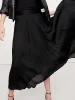 Crinkle Satin Pleated Midi Skirt sold by Banana Republic