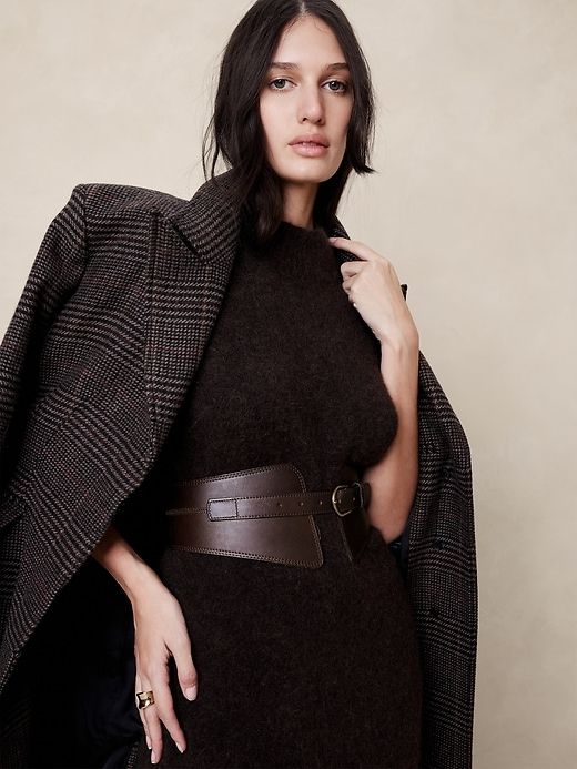 Leather Corset Waist Belt sold by Banana Republic product image thumbnail 2