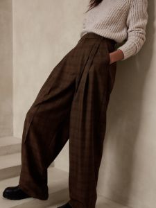 Vasto Wide-Leg Italian Wool Pant sold by Banana Republic