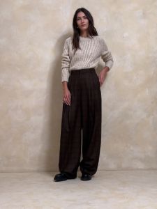 Vasto Wide-Leg Italian Wool Pant sold by Banana Republic