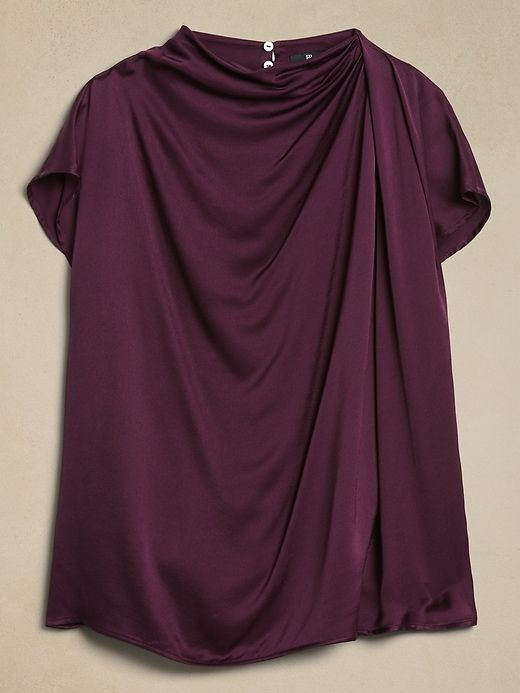 Bahari Satin Top sold by Banana Republic product image thumbnail 2