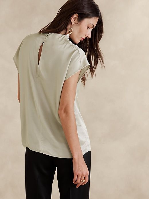 Bahari Satin Top sold by Banana Republic product image thumbnail 3