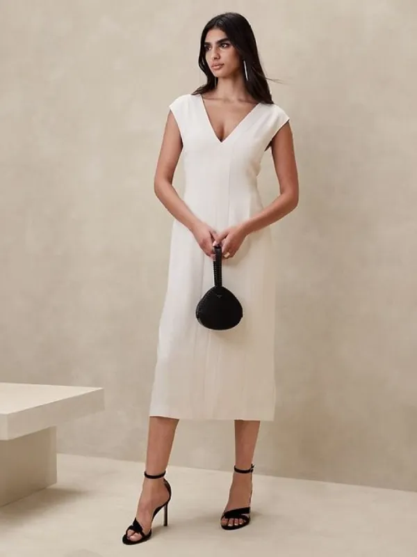 Laurana Crepe Midi Dress sold by GAP