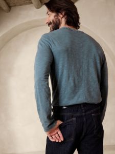 Soft Wash Long-Sleeve T-Shirt sold by Banana Republic