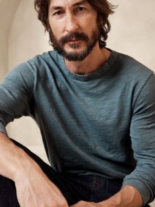 Soft Wash Long-Sleeve T-Shirt sold by Banana Republic