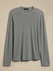 Soft Wash Long-Sleeve T-Shirt sold by Banana Republic