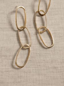 Heirloom Link Earrings | Aureus + Argent sold by Banana Republic