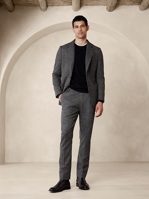 Modena Tweed Suit Pant sold by Banana Republic product image thumbnail 5