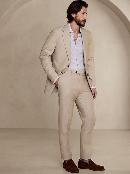 Signature Italian Hopsack Suit Pant sold by Banana Republic product image thumbnail 2
