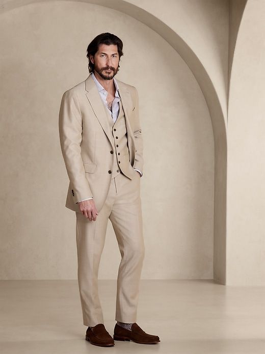 Signature Italian Hopsack Suit Pant sold by Banana Republic product image thumbnail 5