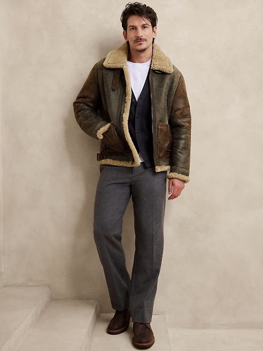 Shearling Flight Jacket sold by Banana Republic
