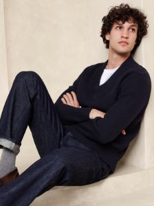 Franco Italian Merino Ribbed Sweater sold by Banana Republic