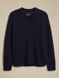 Franco Italian Merino Ribbed Sweater sold by Banana Republic