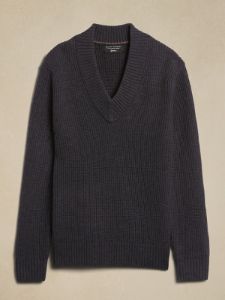 Franco Italian Merino Ribbed Sweater sold by Banana Republic
