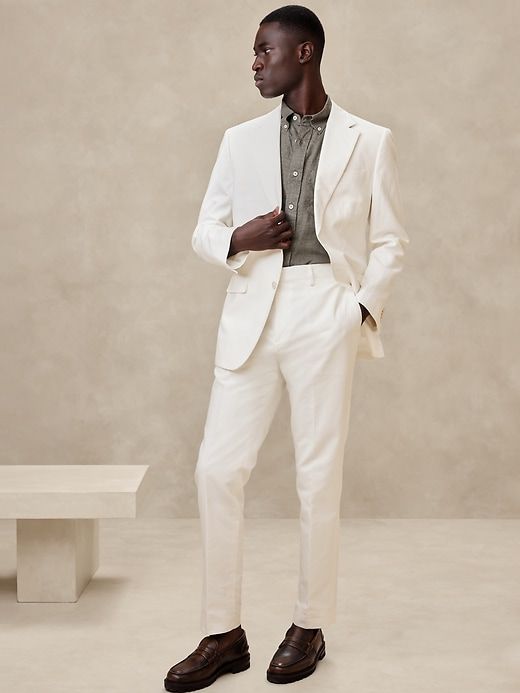 Caldo Italian Cotton-Linen Suit Pant sold by Banana Republic