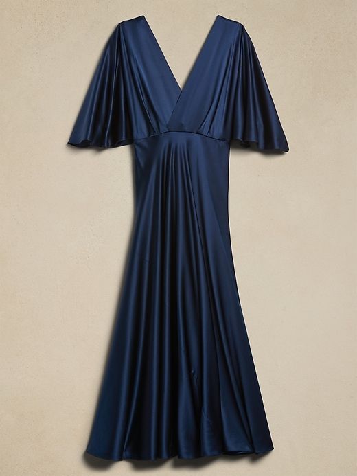 Aura Silk Maxi Dress sold by Banana Republic product image thumbnail 2