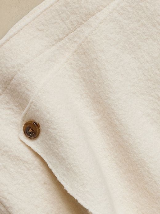 Romina Wool-Blend Bouclé Skirt sold by Banana Republic product image thumbnail 5