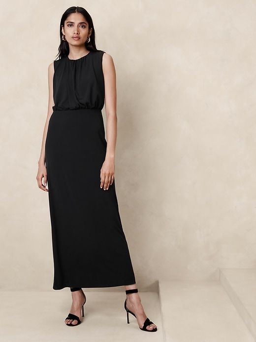 Aura Jersey Maxi Dress sold by Banana Republic