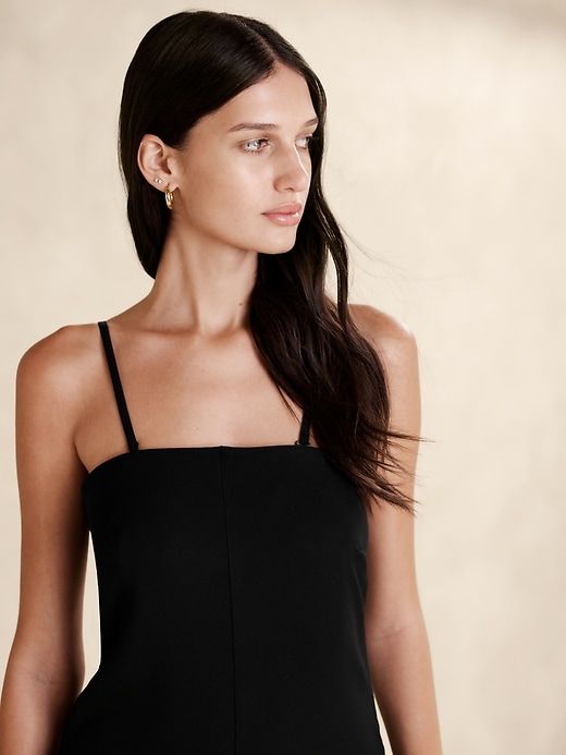 Onda Strapless Crepe Jumpsuit sold by Banana Republic product image thumbnail 3