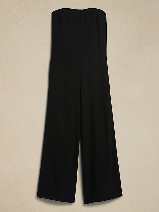Onda Strapless Crepe Jumpsuit sold by Banana Republic product image thumbnail 4