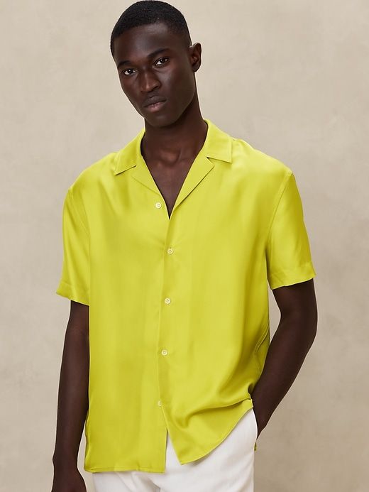 Lyam Silk Resort Shirt sold by Banana Republic