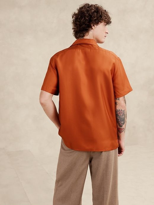 Lyam Silk Resort Shirt sold by Banana Republic product image thumbnail 2