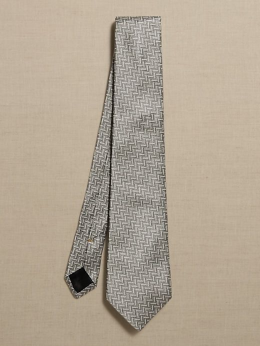 Tirmo Silk Herringbone Tie sold by Banana Republic