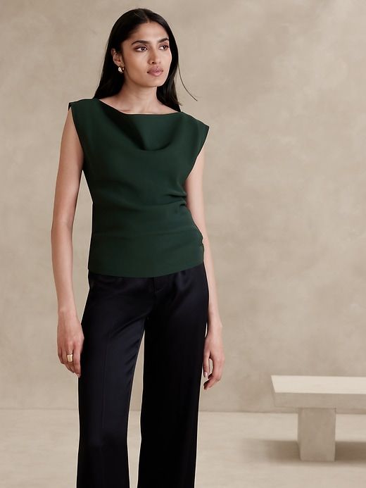 Iris Crepe Top sold by Banana Republic