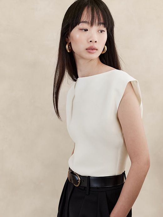 Iris Crepe Top sold by Banana Republic product image thumbnail 3