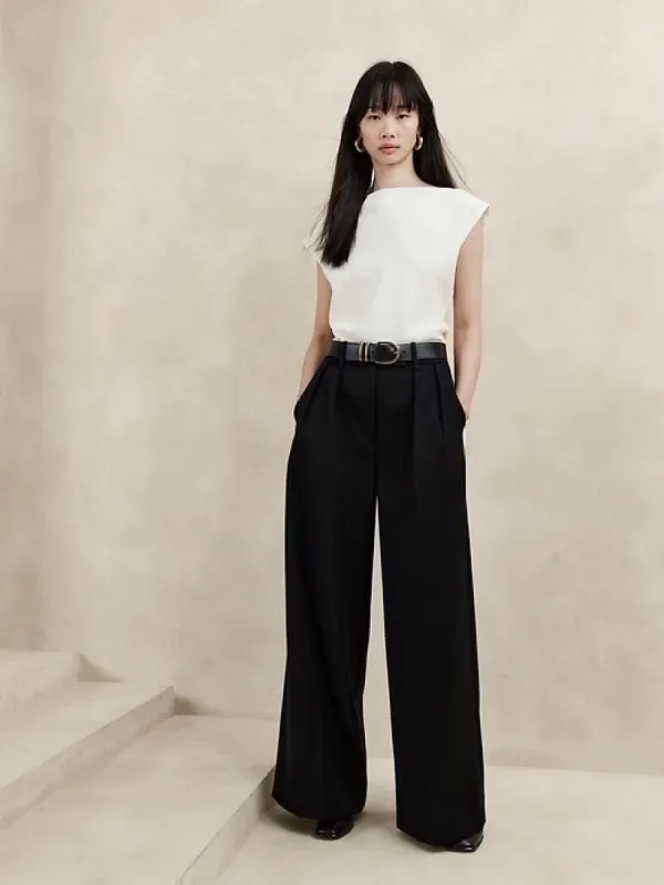 Iris Crepe Top sold by GAP