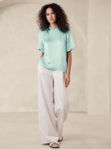 Martina Satin Top sold by Banana Republic