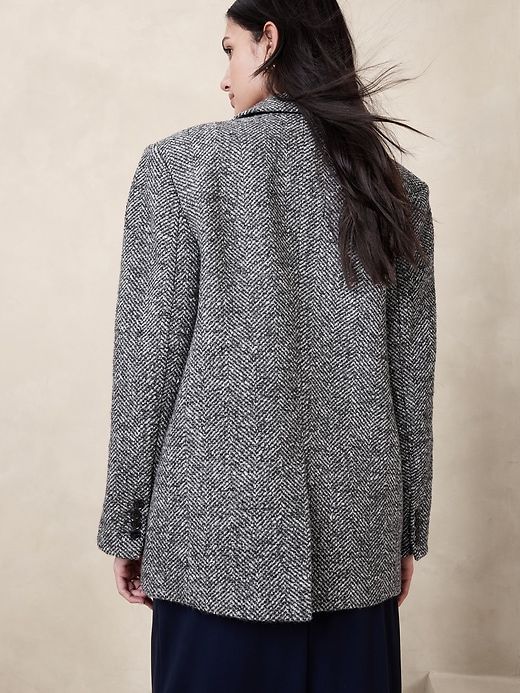 Olinda Italian Herringbone Blazer sold by Banana Republic product image thumbnail 2