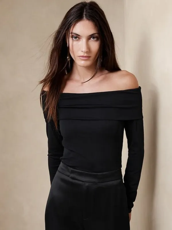 Serena Off-Shoulder Top sold by GAP