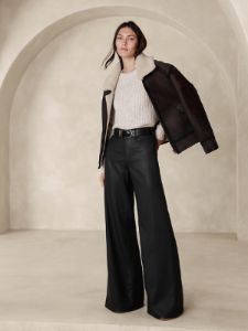 The Coated Puddle Jean sold by Banana Republic