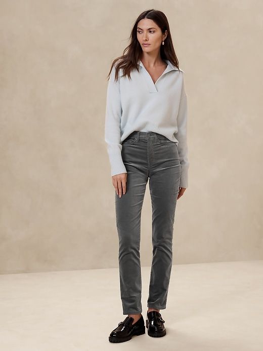 The Slim Velvet Jean sold by Banana Republic