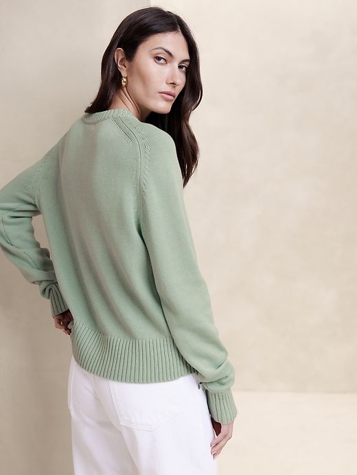 Demi Cotton-Silk Sweater sold by Banana Republic product image thumbnail 2