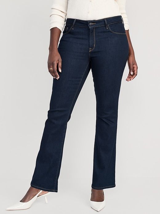 Mid-Rise Kicker Boot-Cut Jeans for Women sold by GAP product image thumbnail 5