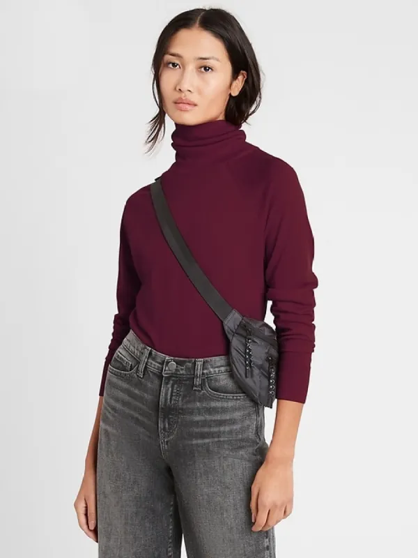 Merino Turtleneck Sweater in Responsible Wool sold by Banana Republic