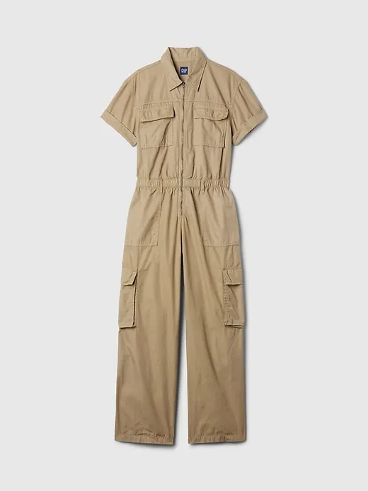 Khaki Utility Jumpsuit sold by GAP product image thumbnail 5