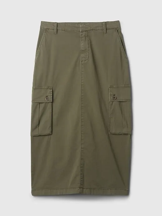 Utility Cargo Midi Skirt sold by GAP product image thumbnail 5