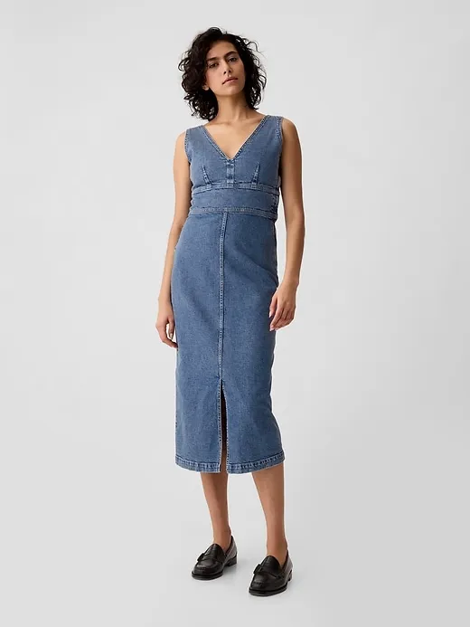 Denim Midi Dress sold by GAP